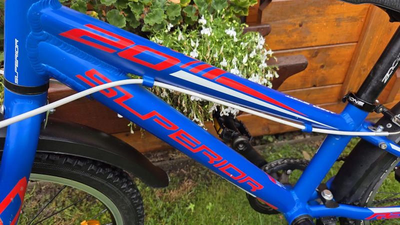 Dětské kolo Superior Racer 20" 4-9let postava 100-135cm minimálně použité.