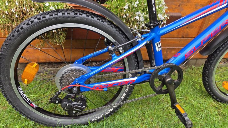 Dětské kolo Superior Racer 20" 4-9let postava 100-135cm minimálně použité.