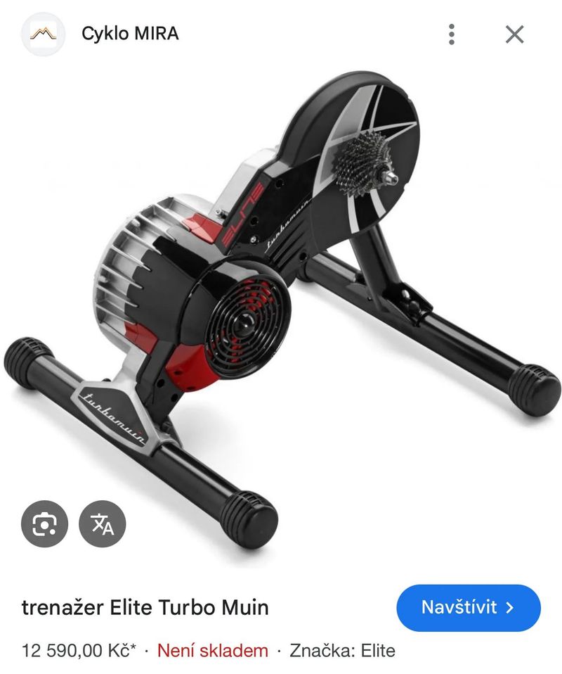 Trenažér Elite Turbo Muin