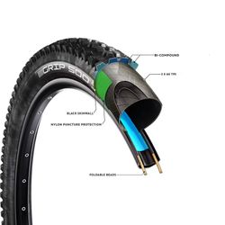 Trail enduro all mountain plášť Rockrider Grip 500 29x2,4