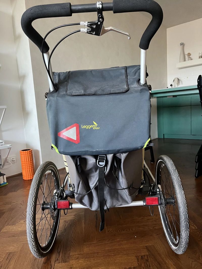 Leggero Enso - vozík pro děti za kolo, kočárek a jogger (na běhání, inline bruslení)
