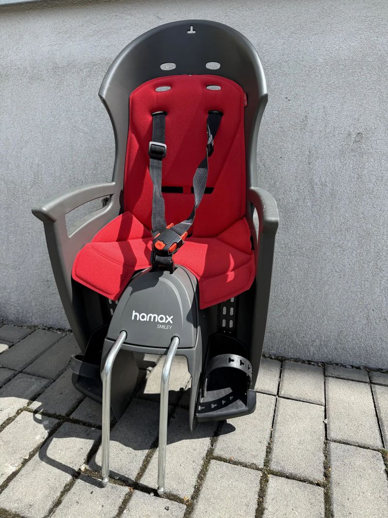 Hamax Smiley šedá- červená