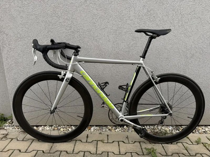 CANNONDALE OPTIMO, vel. 54, KARBONOVÁ KOLA 55mm, Campagnolo Athena 11 sp.