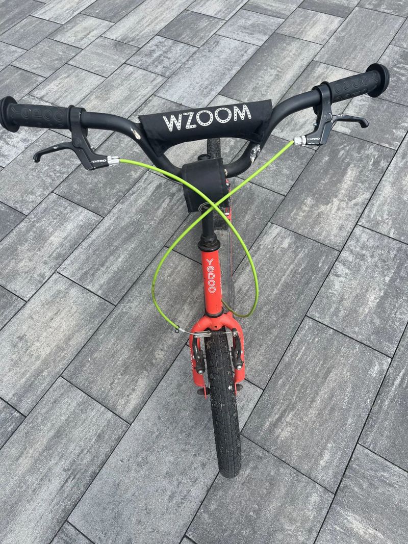 Koloběžka Yedoo Wzoom Y30 16/12" - zelená a oranžová