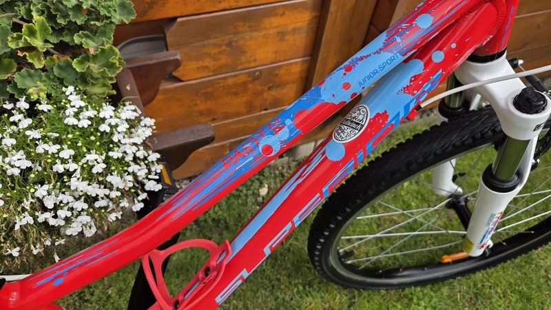 Dětské horské kolo 24" Superior Paint 7-12let postava 120-150cm minimálně použité.