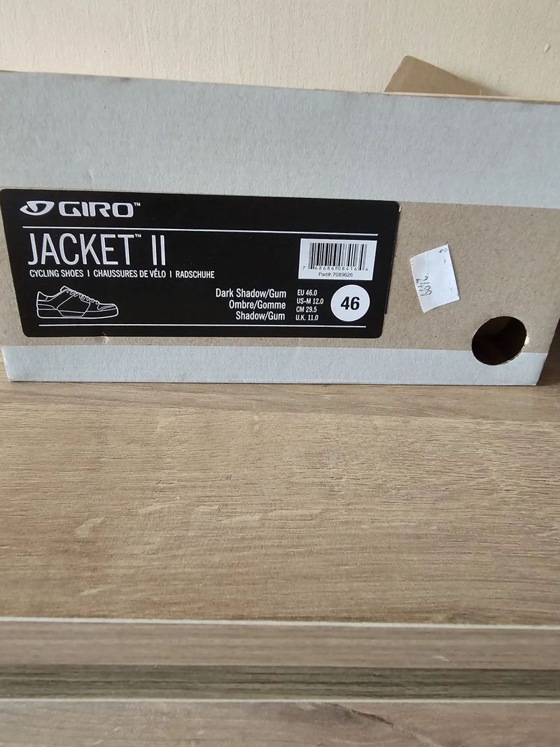 MTB boty Giro Jacket II, vel.46, minimálně použité