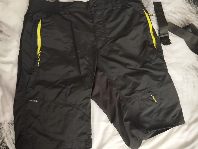 Kraťasy Silvini Rango black/lime XL