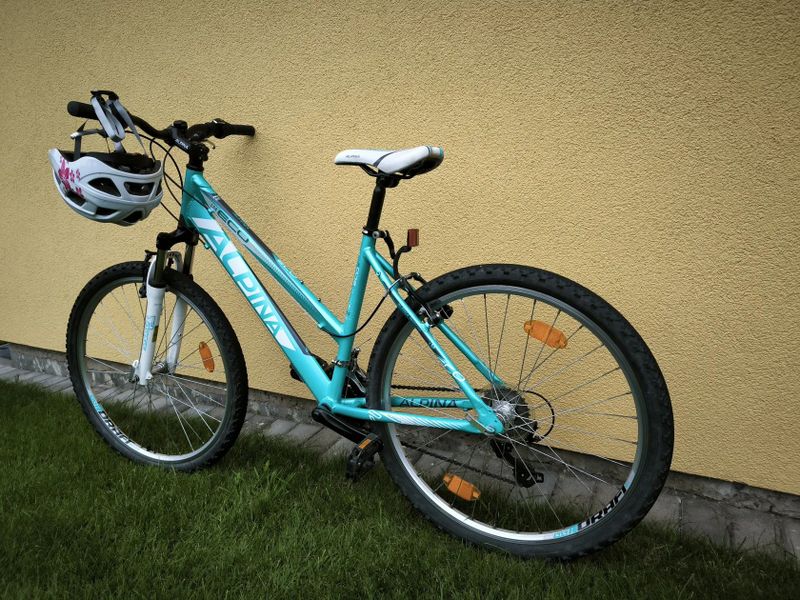 Dětské kolo ALPINA aqua 18 + přilba