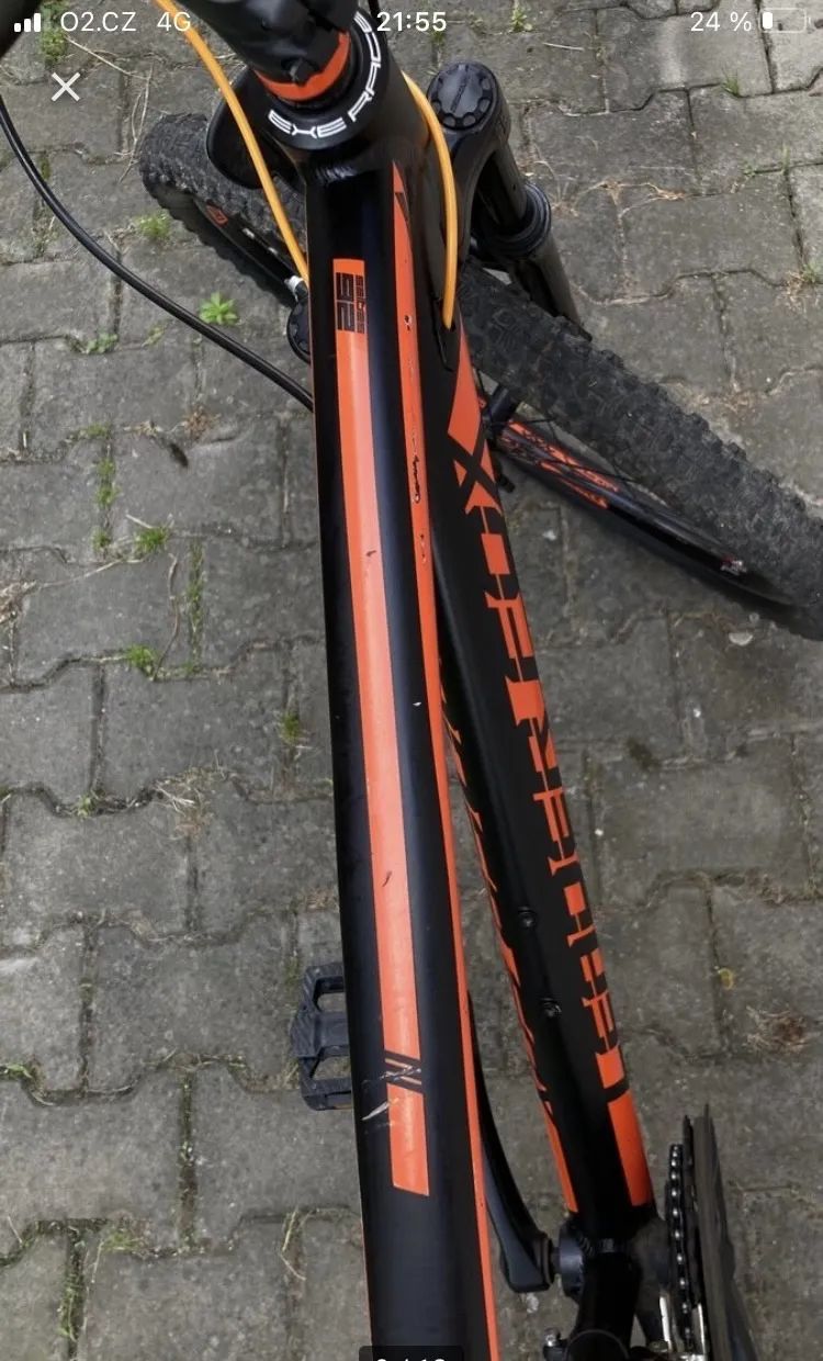 LeaderFox horké kolo čeno/oranžové
