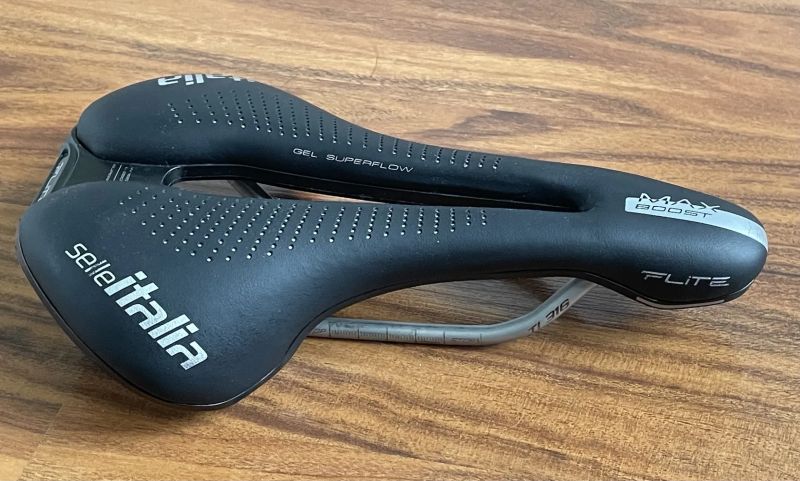 Sedlo SELLE ITALIA MAX FLITE Boost Gel TI 316 Superflow L3