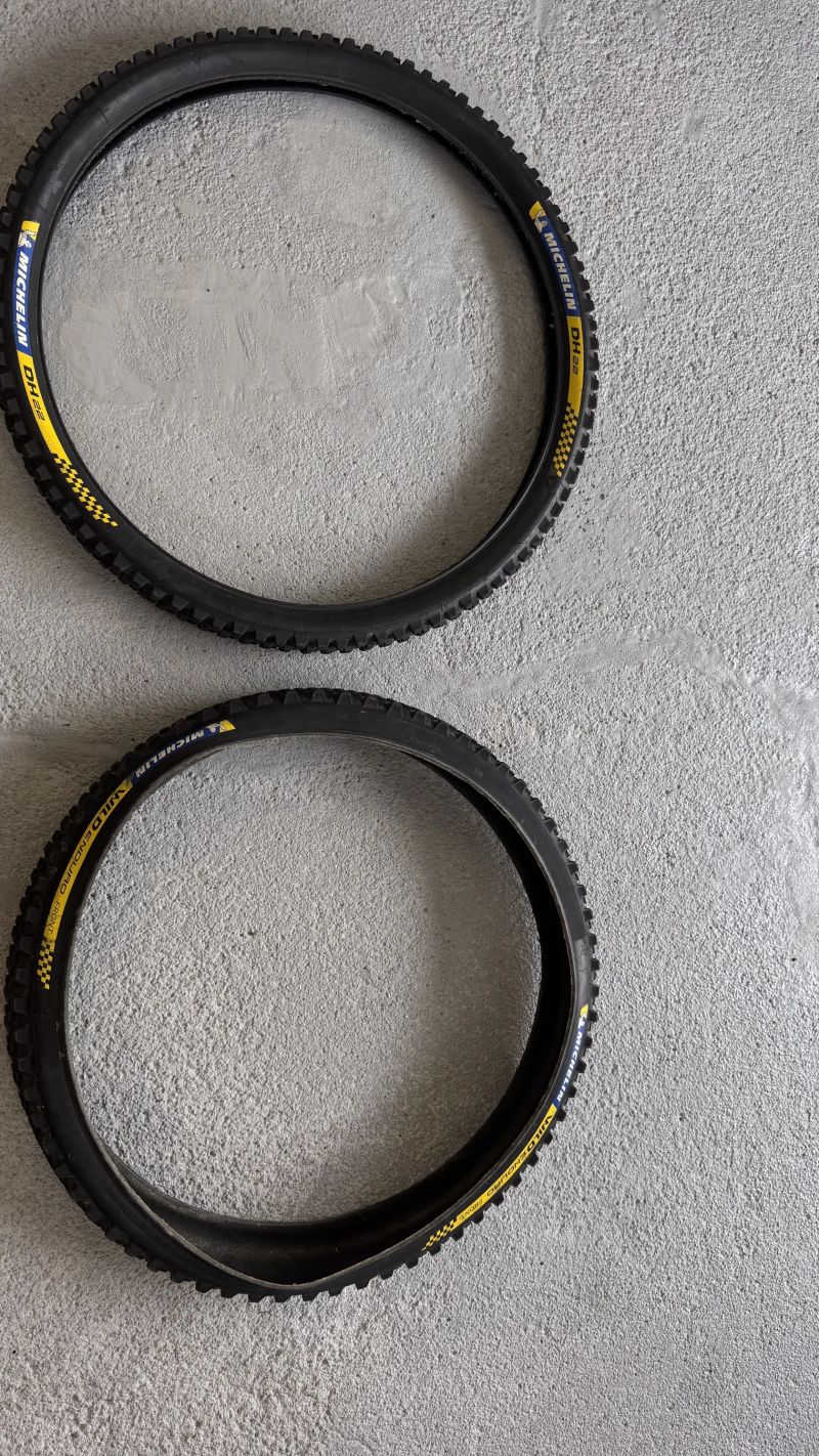 Mischelin DH22 + Wild Enduro front
