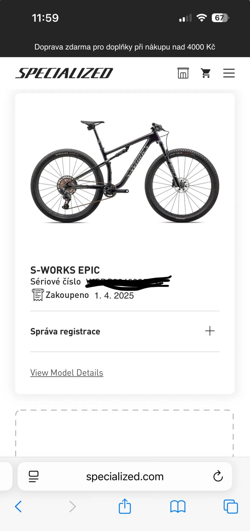 Specialized S-works Epic, XX1 Axs, Quarq, vel. M