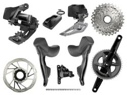 Nová sada s elektronickým řazením SRAM Rival eTap AXS D1 2x12, 48/35T 172,5 cm, kazeta 10-30T