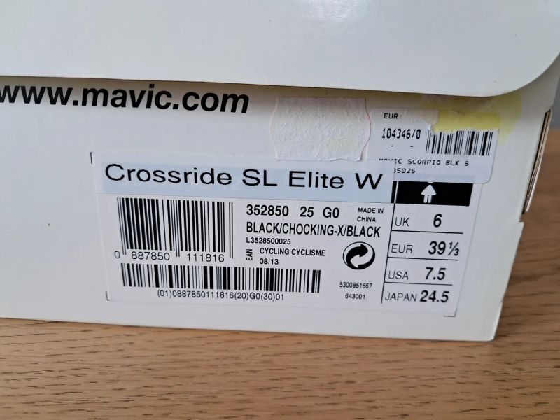 Dámské cyklistické MTB tretry Mavic Crossride SL Elite vel.39