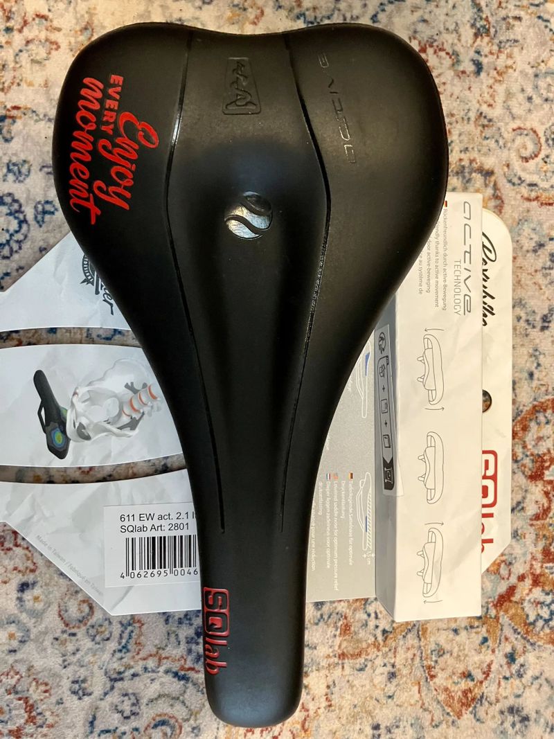 Sedlo SQlab 611 ERGOWAVE active 2.1, šířka 14 cm, Unisex, pro MTB, XC, All Mountain, Enduro,...