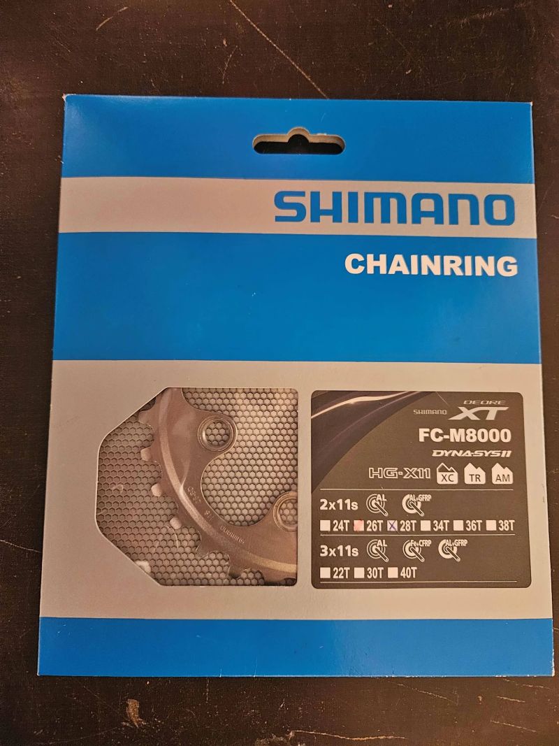Převodník Shimano XT FC-M8000-2 28 zubů