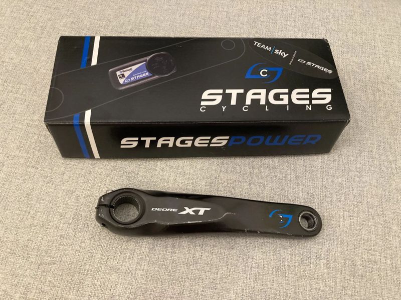 Pravá klika Shimano XT M8000 175 mm Stages wattmetr