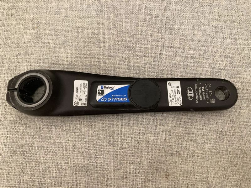 Pravá klika Shimano XT M8000 175 mm Stages wattmetr