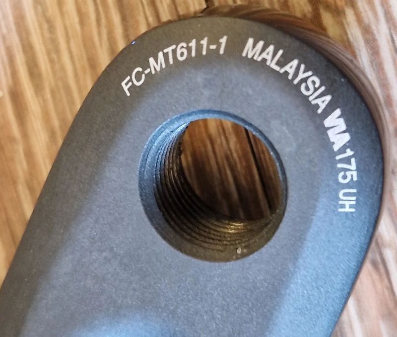 Kliky Shimano Deore FC-MT611-1, 175 mm, 30z, nové