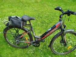 Dámské elektrokolo LECTRON CITINA R, zadní motor, rám "17 (M) 