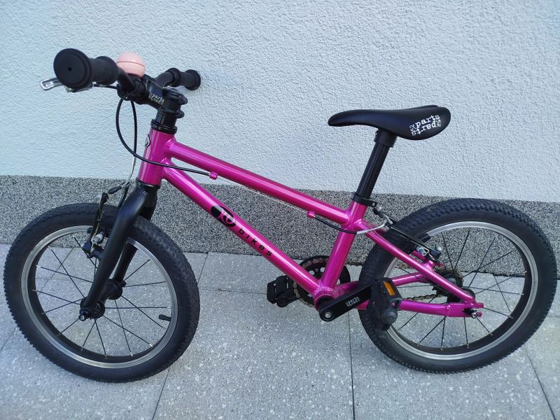 KUbikes 16L MTB růžová