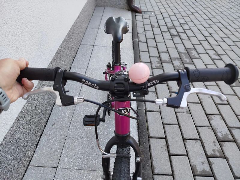 KUbikes 16L MTB růžová