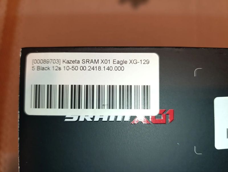 Kazeta Sram X01 Eagle XG-1295, 10-50 black