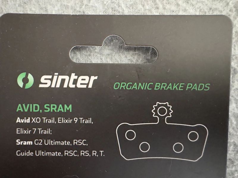 Brzdové destičky Sinter 008 green-race Sram