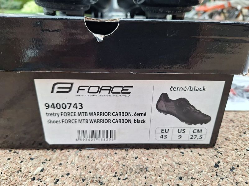 MTB cyklistické tretry Force warrior carbon