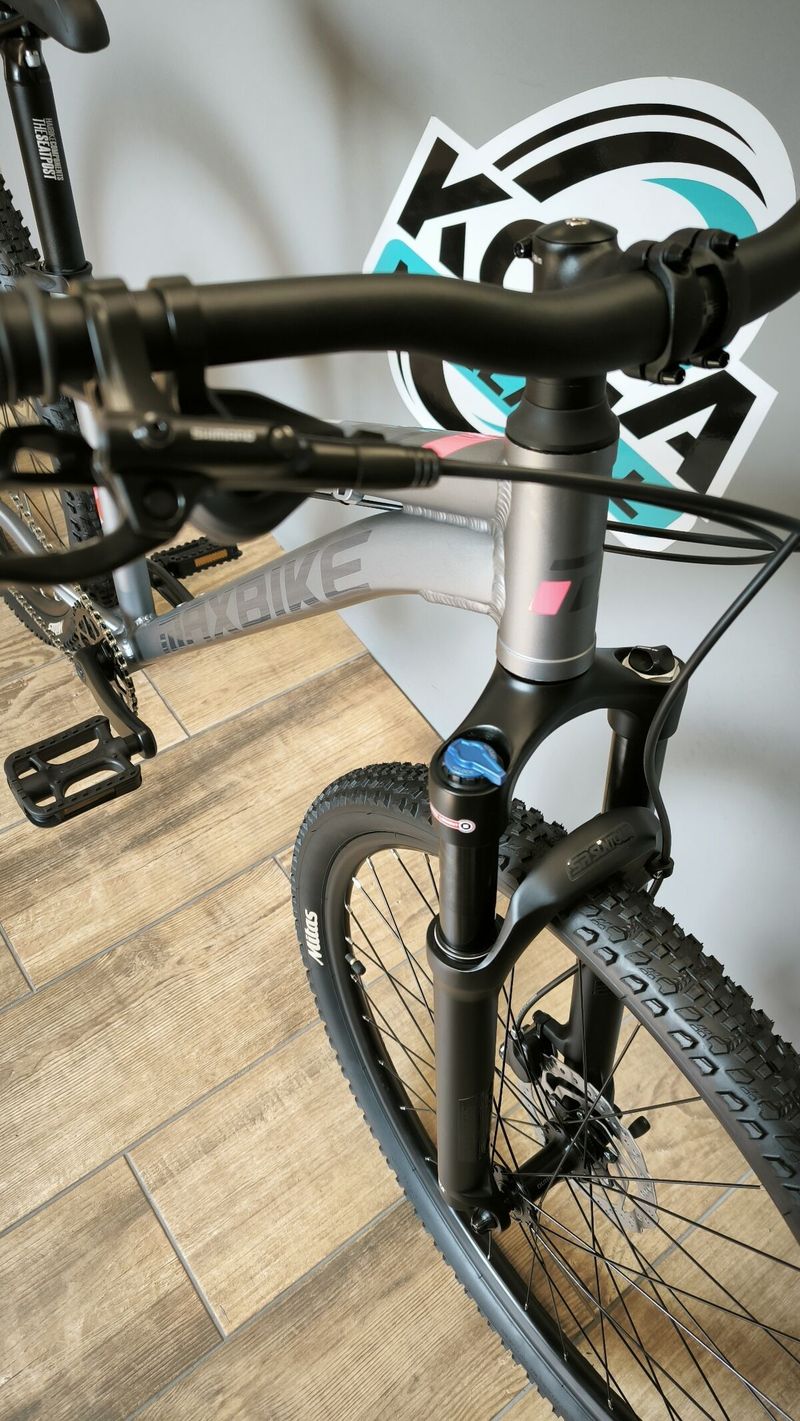 Maxbike Hamar Lady 27,5 2025 šedý mat+růžová