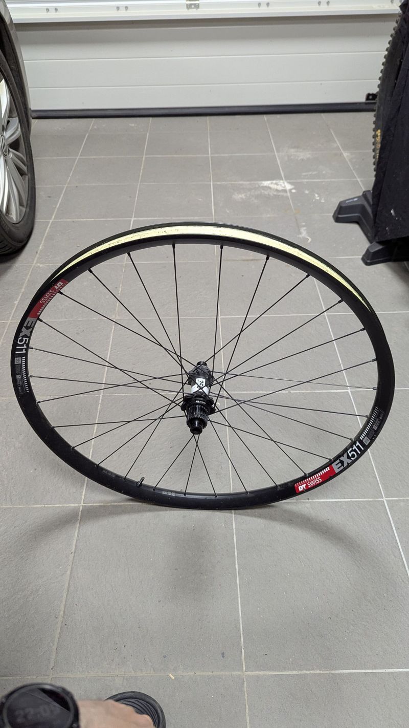 Mullet sada DT Swiss EX511 (622x30), boost, CL, 32 děr, 110/15 a 148/12, náboje DT 350 