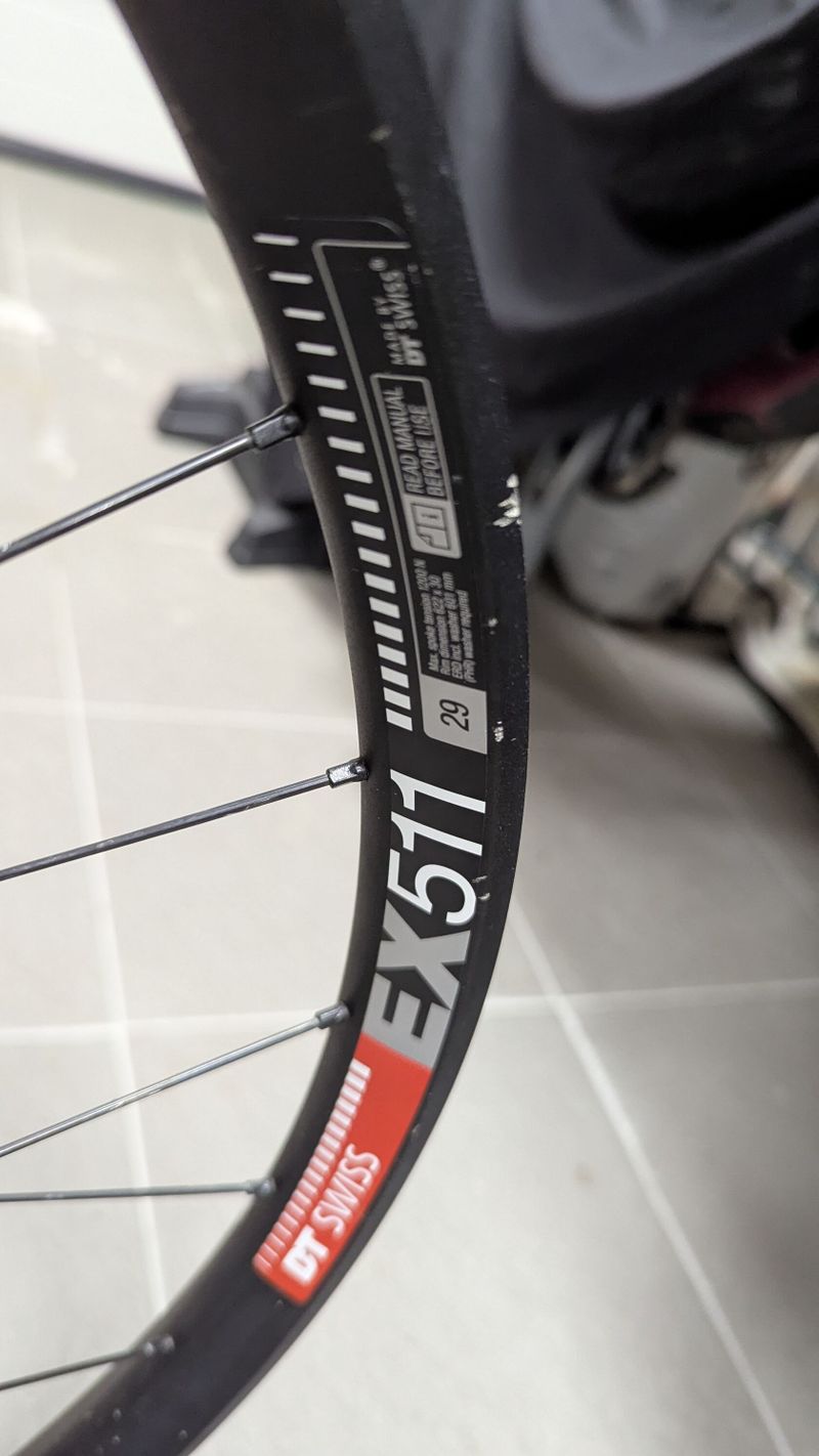 Mullet sada DT Swiss EX511 (622x30), boost, CL, 32 děr, 110/15 a 148/12, náboje DT 350 