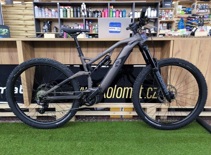 Raymon TrailRay 160E 9.0 stone/black - Celoodpružené elektrokolo