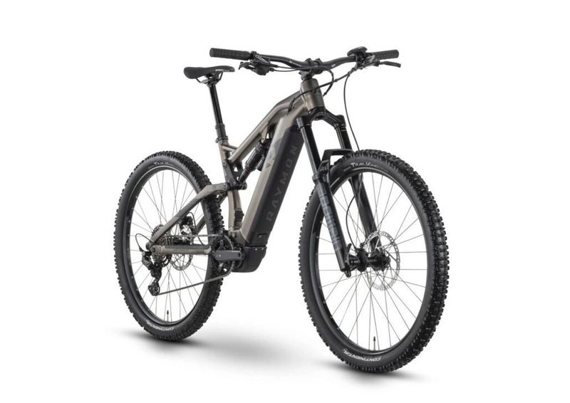 Raymon TrailRay 160E 9.0 stone/black - Celoodpružené elektrokolo