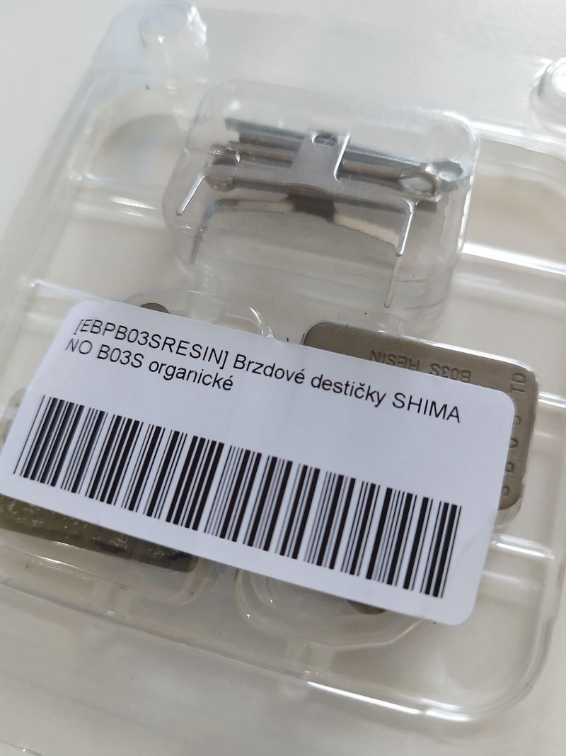Brzdové destičky Shimano B03S organic nové