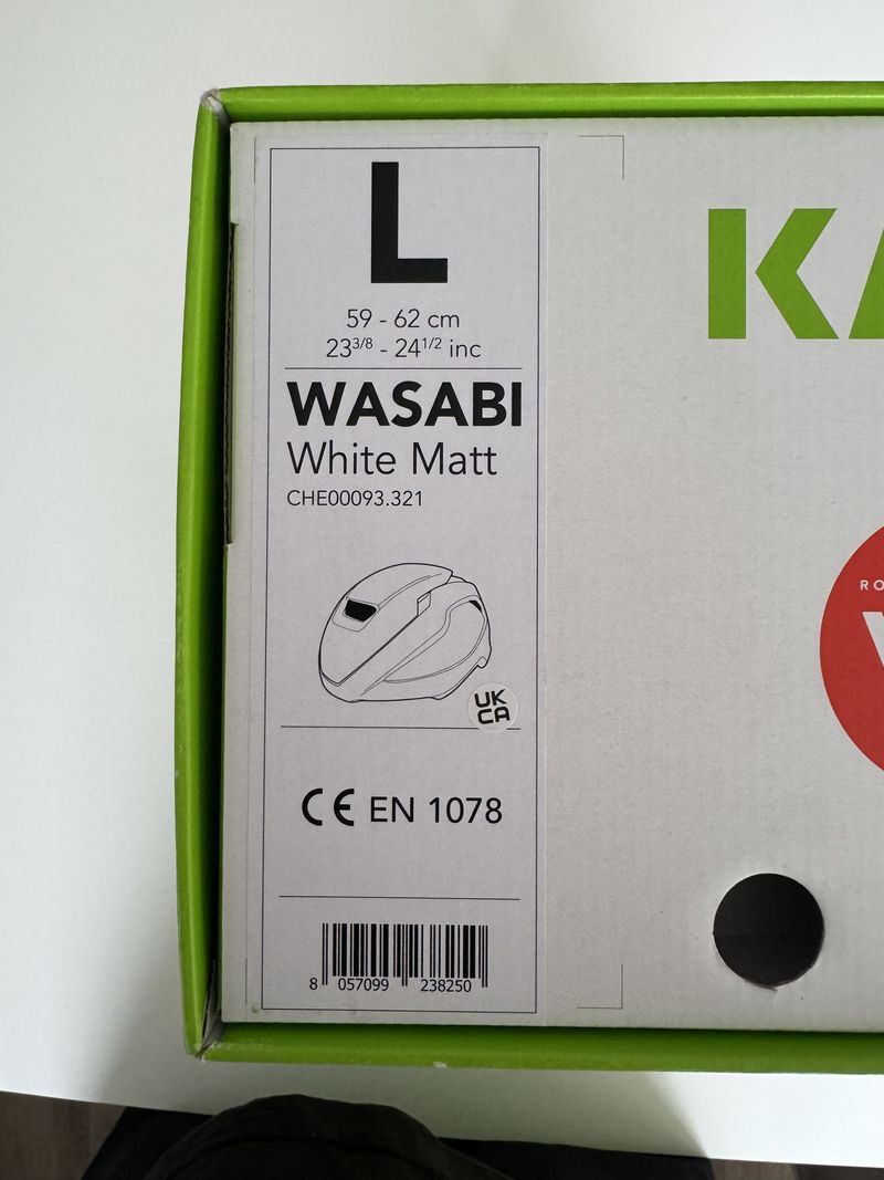 Špičková helma KASK WASABI - velikost L - NOVÁ