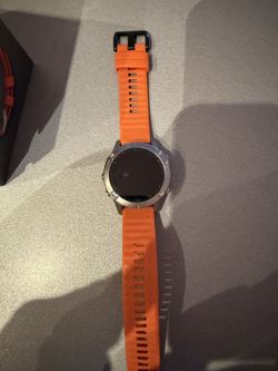 Garmin Fenix 6 Sapphire – TOP stav, oranžový řemínek