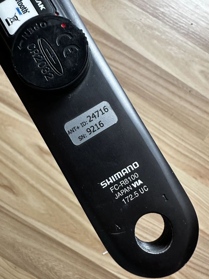 Kliky ultegra 12s 52/36, 172,5mm, Inpeak wattmetr 