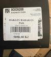 Oakley radar