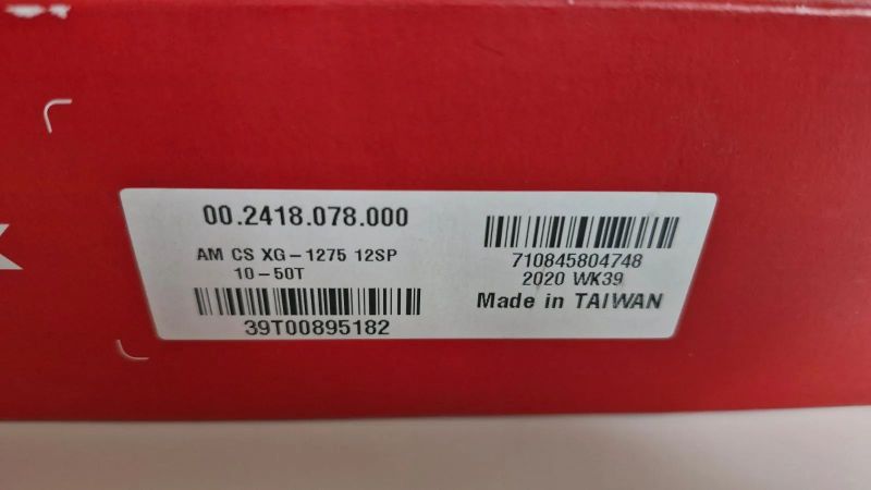 Nová kazeta Sram GX Eagle XG-1275, 12s
