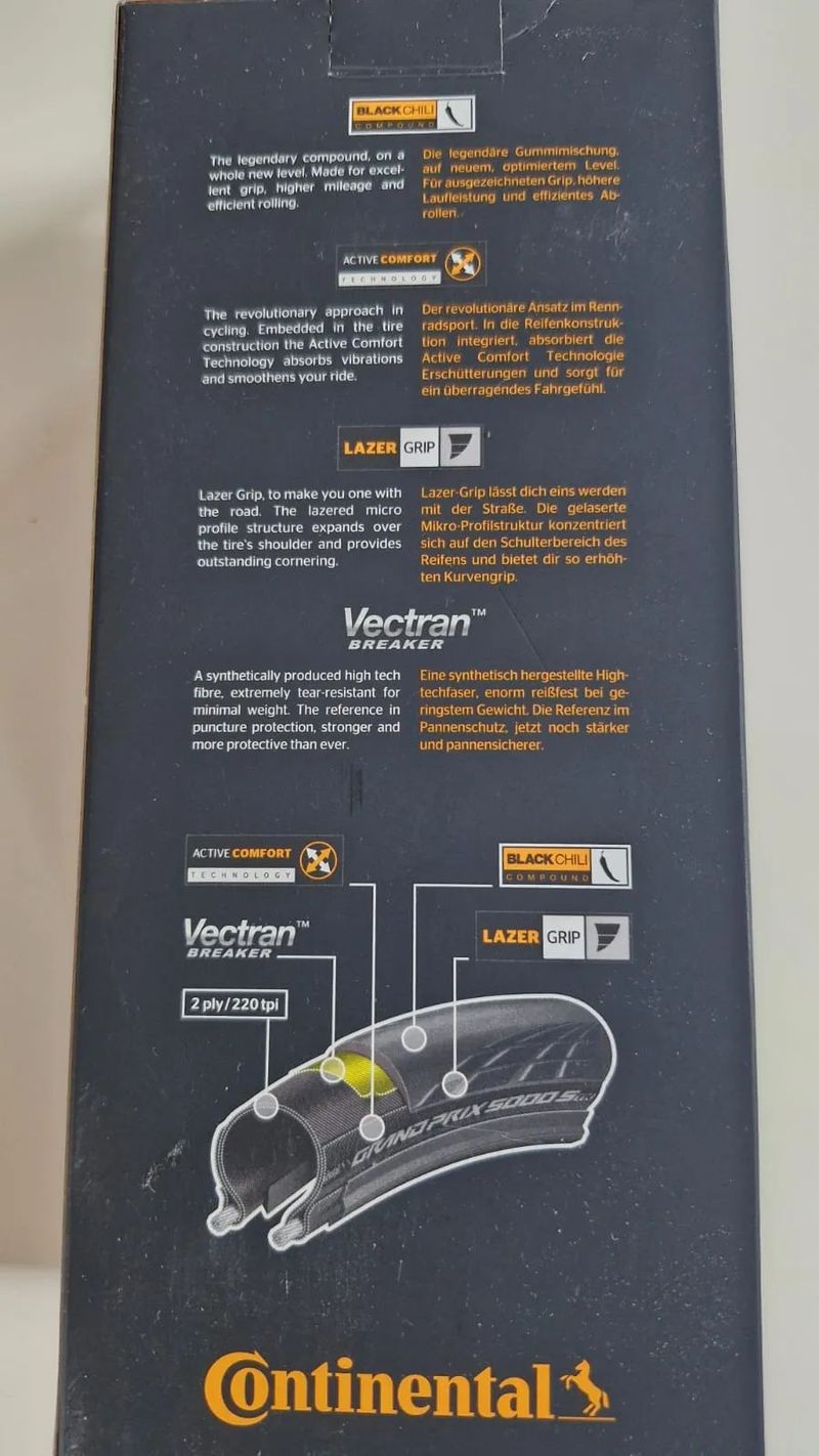 Nový plášť Continental Grand Prix 5000 S TR 700x28C kevlar, 28-622, cena za kus.