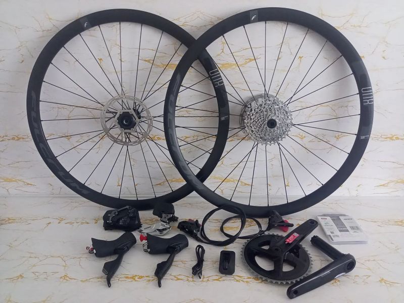 Nová sada Sram Rival AXS Etap 2x12 + Fulcrum 