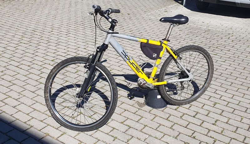 Horské kolo Spyder 26", vel. S, žluté