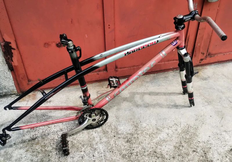 Corratec Hardbow retro, rock shock INDY