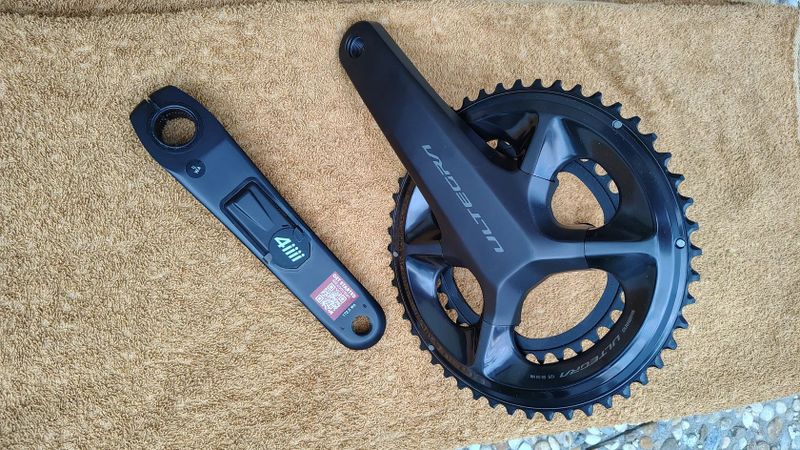 Nové kliky Shimano Ultegra 8100 s wattmetrem 4iiii 172,5, 50/34