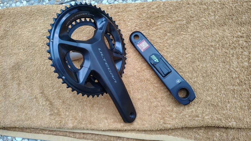 Nové kliky Shimano Ultegra 8100 s wattmetrem 4iiii 172,5, 50/34