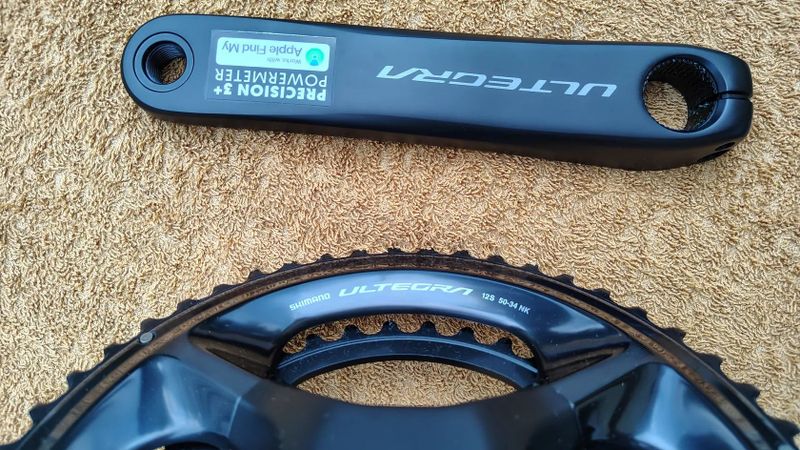 Nové kliky Shimano Ultegra 8100 s wattmetrem 4iiii 172,5, 50/34