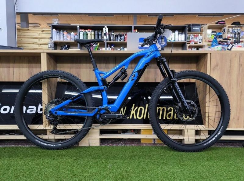 Raymon TrailRay 140E 9.0 blue - Celoodpružené elektrokolo