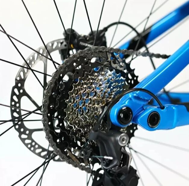 Raymon TrailRay 140E 9.0 blue - Celoodpružené elektrokolo