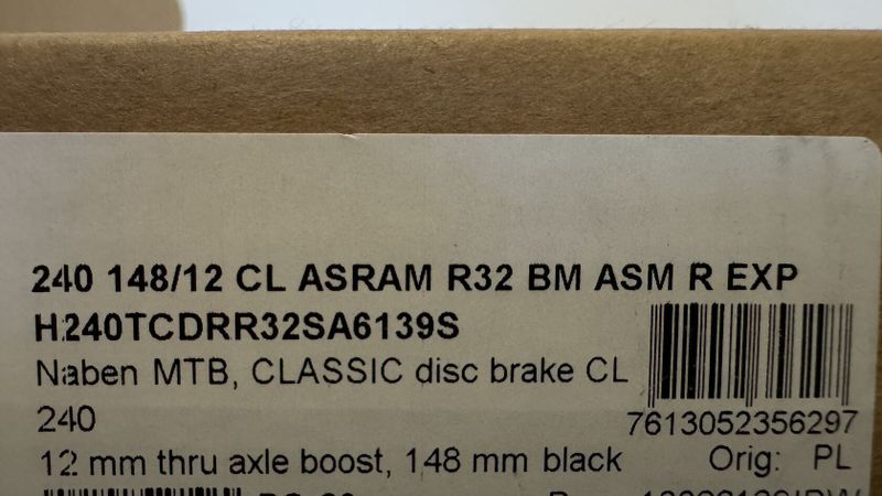 DT Swiss 240 - zadní, přední, sram XD, shimano microspline - nové